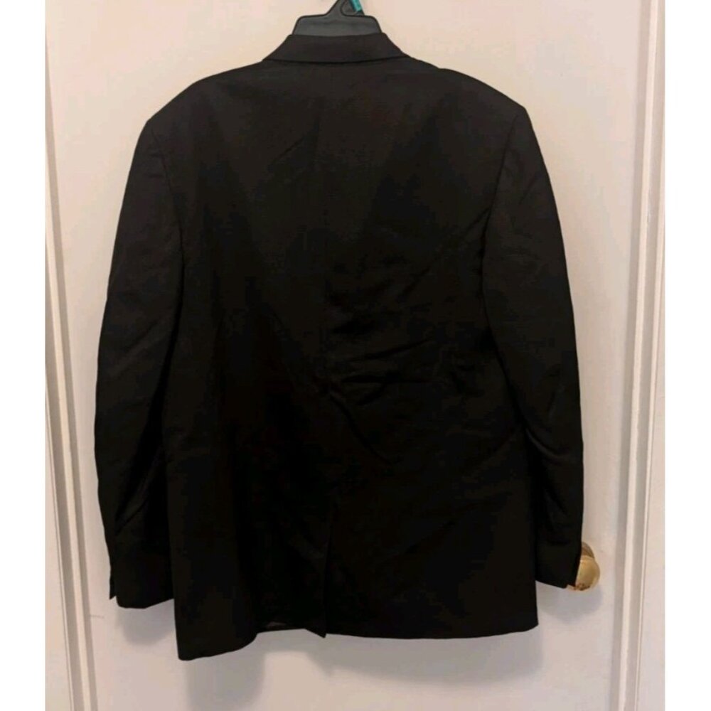 Vintage College Hall Pure Virgin Wool Men's Blazer/Sport Jacket, Black VGC - Picture 5 of 9